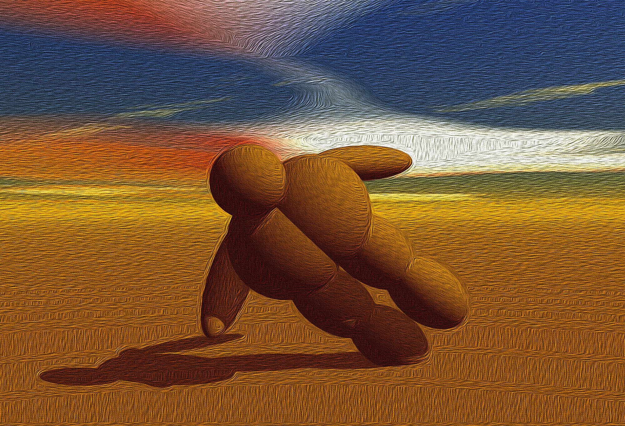 Losing Oxygen fine art by David Sloan