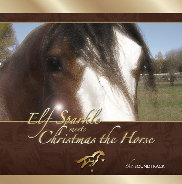 Elf Sparkle Meets Christmas the Horse