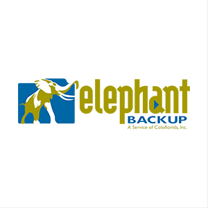Logo Design for Elephant Backup Online Backup Services Company