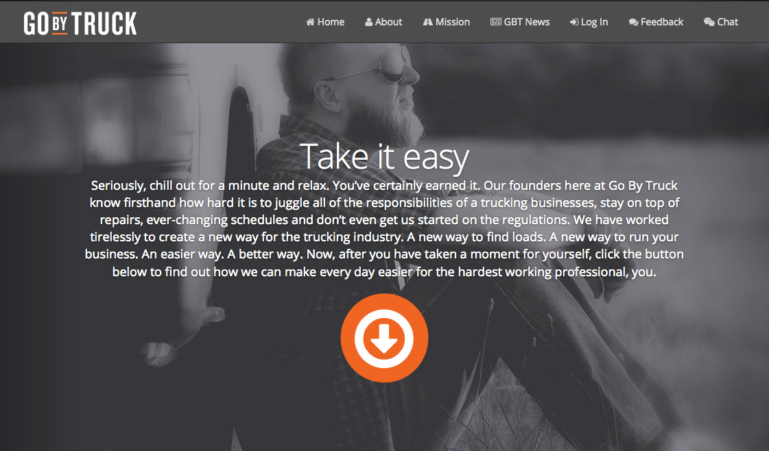 go by truck rebranding screen shot